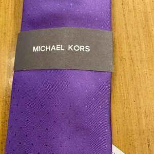 Michael Kors Purple Tie New